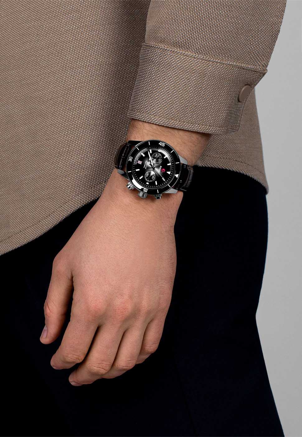 Rado Rado Captain Cook Automatic Chronograph R32145158 швейцария наручные мужские часы заводная головка с логотипом Rado