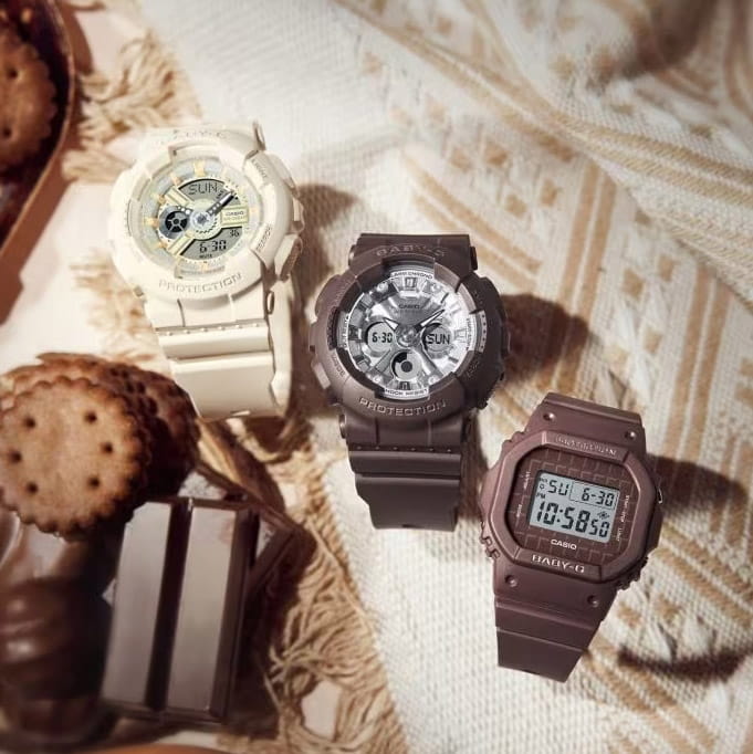 Casio BGD-565USW-5 женские часы застежка крупным планом