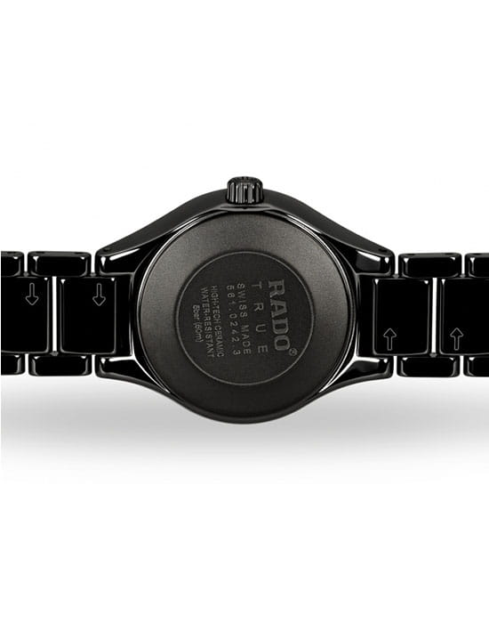 Rado Rado True Automatic Diamonds R27242842, true швейцария женские часы на браслете высокотехнологичная керамика боковой вид