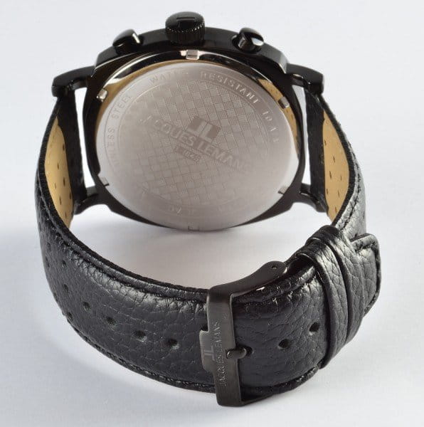 Jacques Lemans 1-1645N мужские часы застежка крупным планом