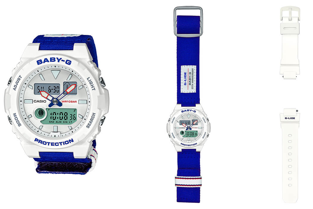 Casio Casio Baby-G BAX-125-2A лимитированной серии, наручные женские часы фото под углом