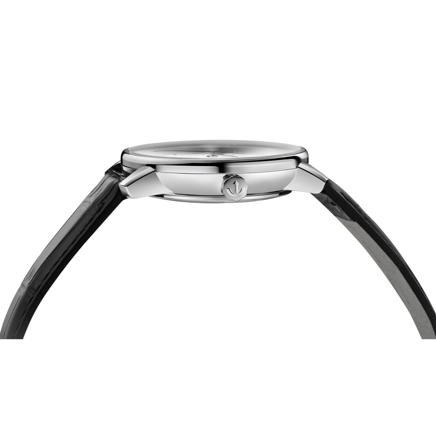Rado Rado Coupole Classic Automatic Power Reserve R22878045, coupole швейцария мужские часы на браслете кожаный боковой вид