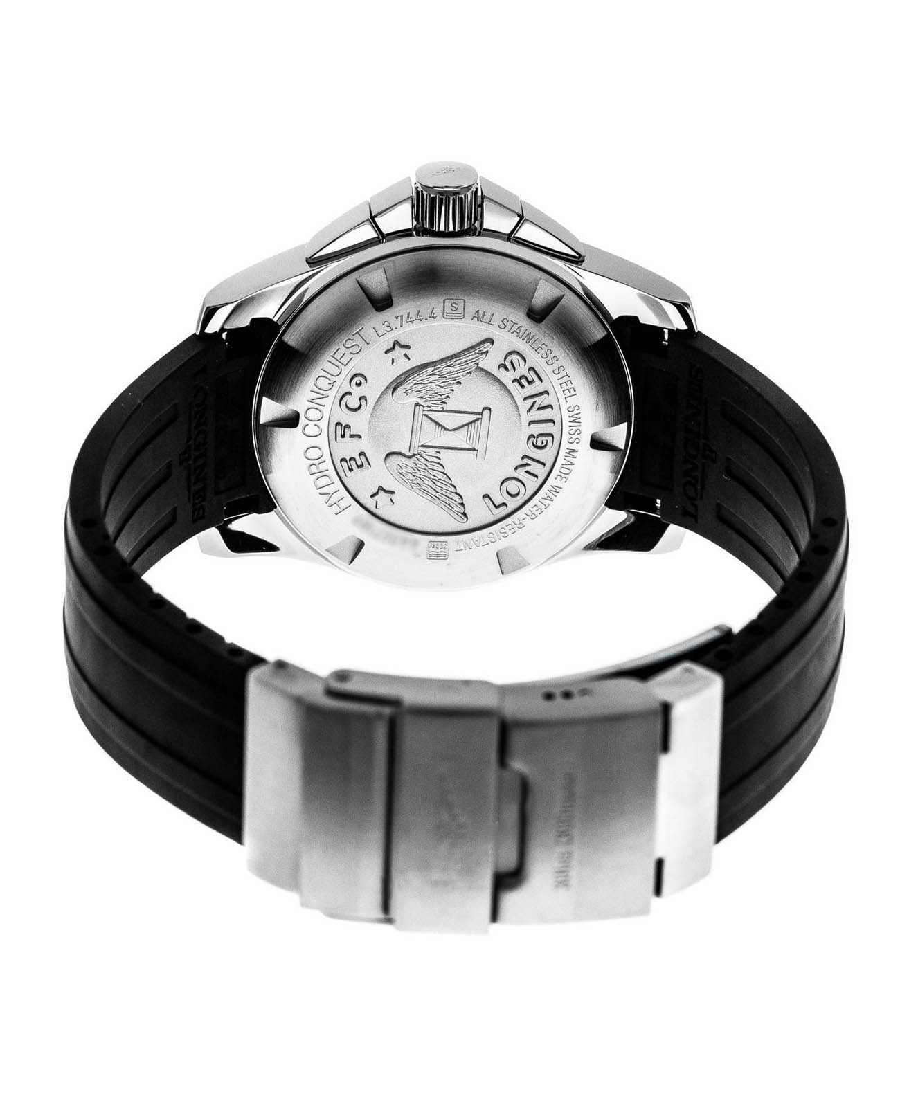 Longines Longines HydroConquest L3.744.4.56.2 , наручные мужские часы фото под углом