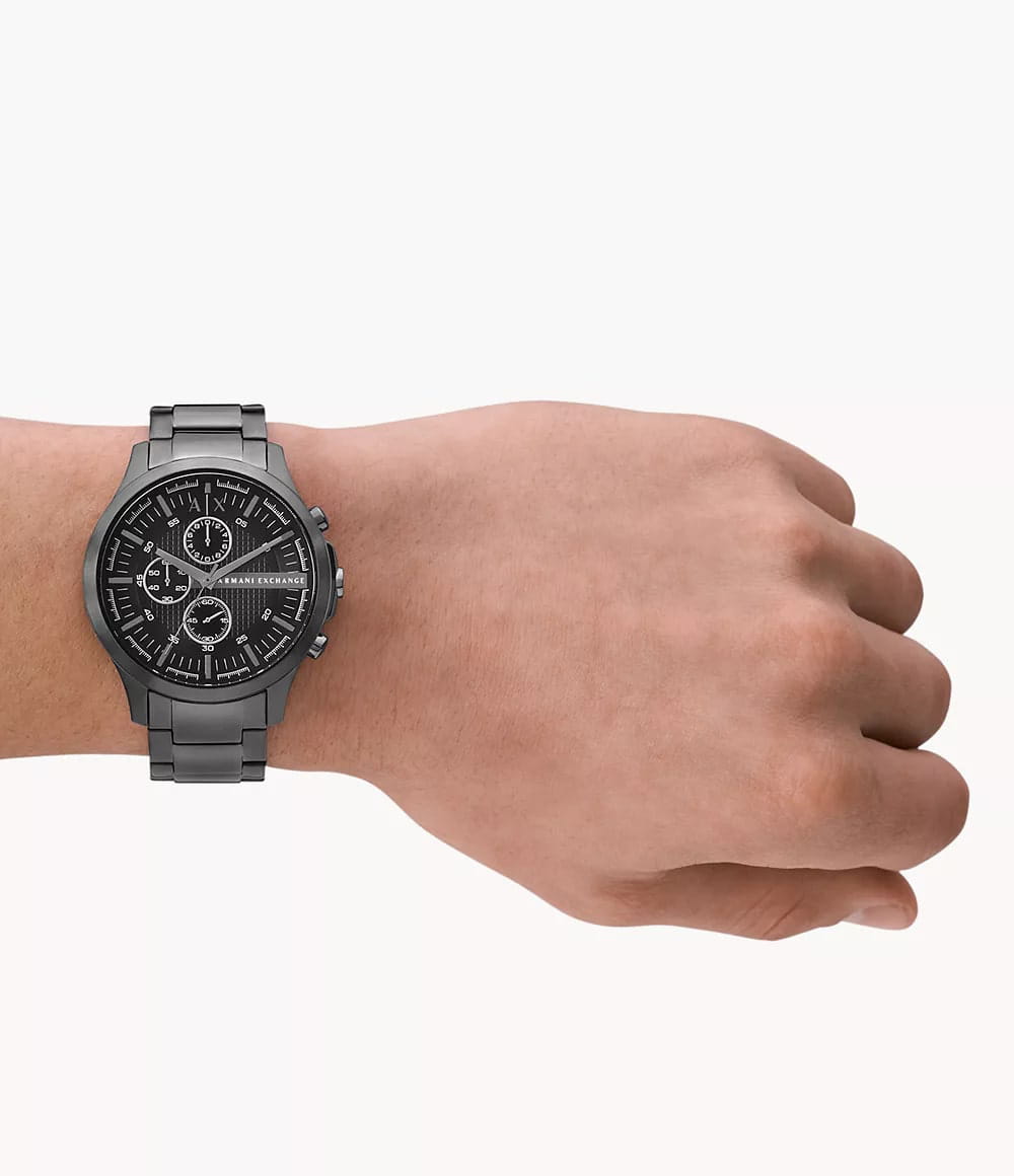 Armani Exchange Armani Exchange Hampton AX2454 мужские часы черный циферблат на запястье