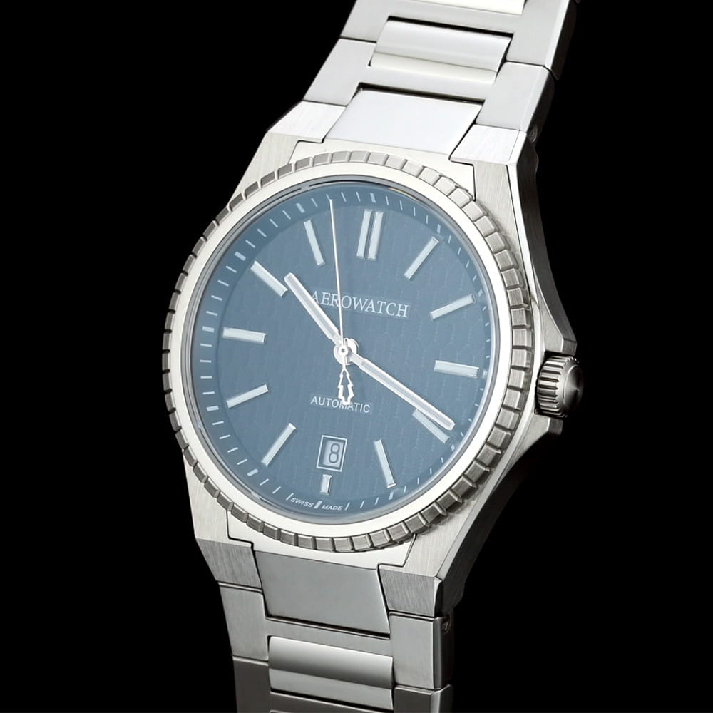 Aerowatch Aerowatch Les Grandes Classiques 60998 AA01 M мужские часы синий циферблат на запястье