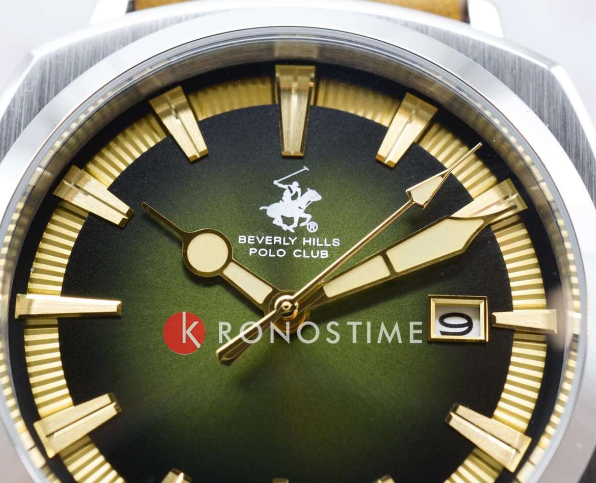 Beverly Hills Polo Club Beverly Hills Polo Club BP3732X.374,  сша мужские часы на браслете кожаный боковой вид