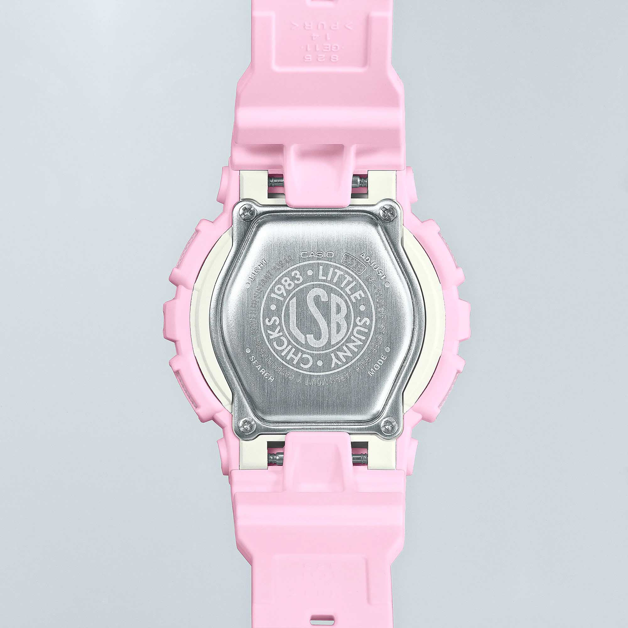 Оригинальные часы Casio Casio Baby-G BA-110LSB-4ADR кварцевые калибр механизма  общий вид