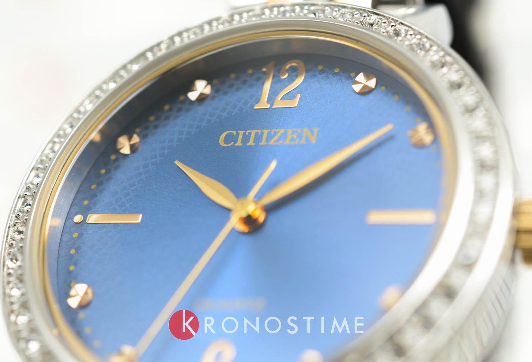 Citizen Citizen Elegance EL3106-59L кварцевые женские часы часы крупный план синий циферблата