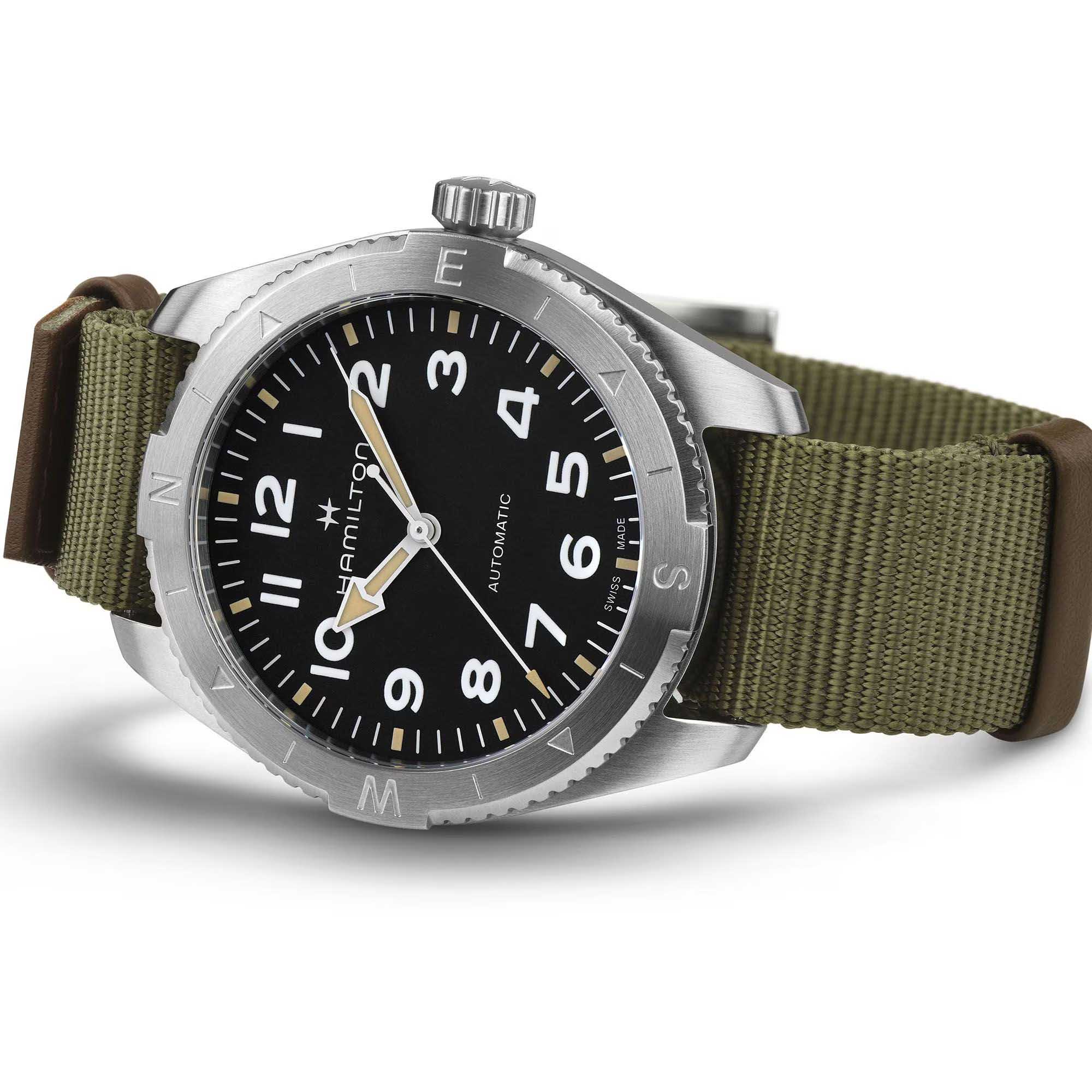 Hamilton Hamilton Khaki Field Expedition Auto H70315931  — детали корпуса и тканевый