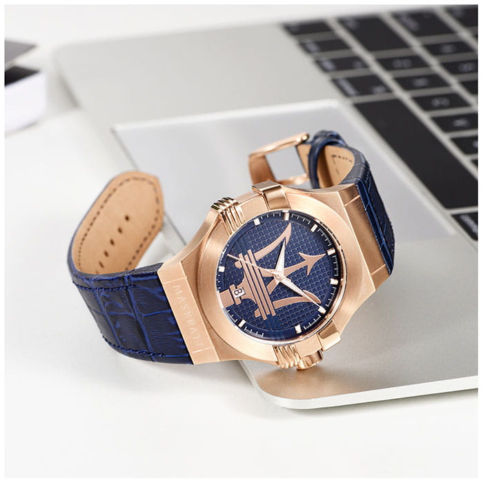 Maserati Maserati POTENZA R8851108027,  италия мужские часы на браслете кожаный боковой вид