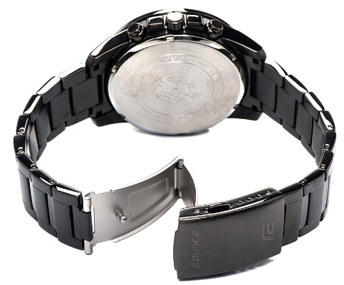 Casio Casio Edifice EFR-543BK-1A EFR, наручные мужские часы фото под углом