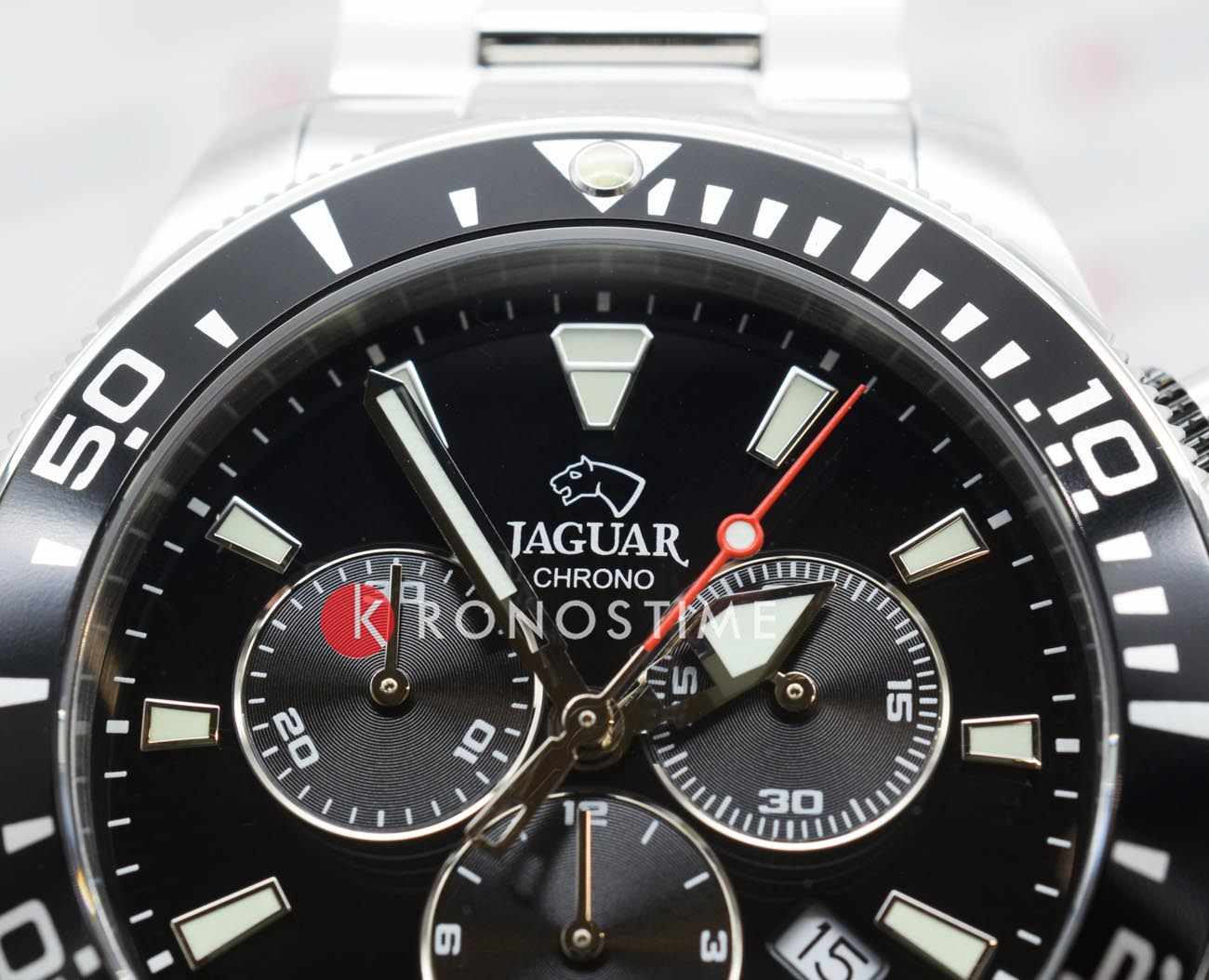Jaguar Jaguar Executive Diver Chrono J861/3,  швейцария мужские часы на браслете нержавеющая сталь боковой вид