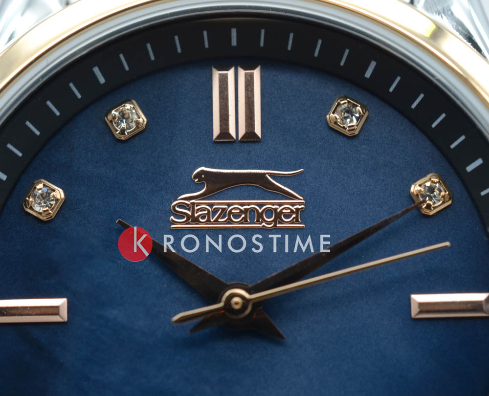 Slazenger Slazenger SL.09.2154.3.02,  англия женские часы на браслете суперметалл с ip покрытием боковой вид