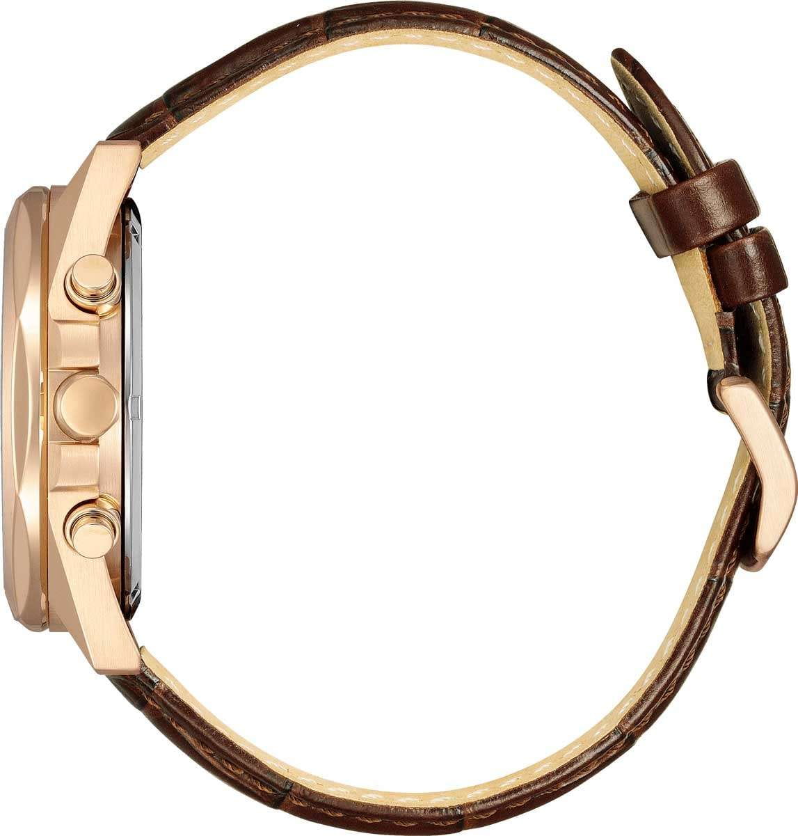 Citizen Citizen Eco-Drive CA4593-15A, eco-drive япония мужские часы на браслете кожаный боковой вид