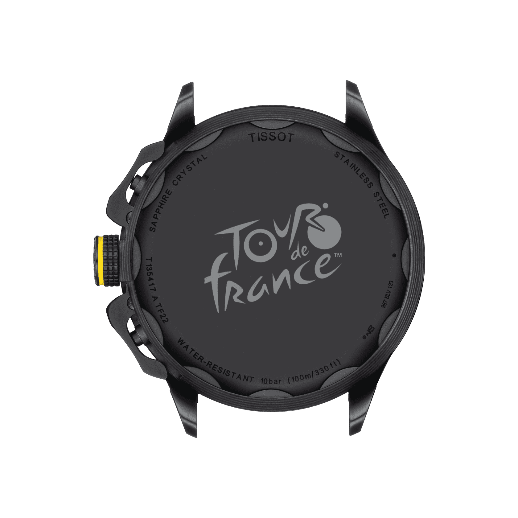 Оригинальные часы Tissot Tissot T-Race Cycling Tour de France 2022 T135.417.37.051.00 кварцевые калибр механизма eta g10.212 общий вид