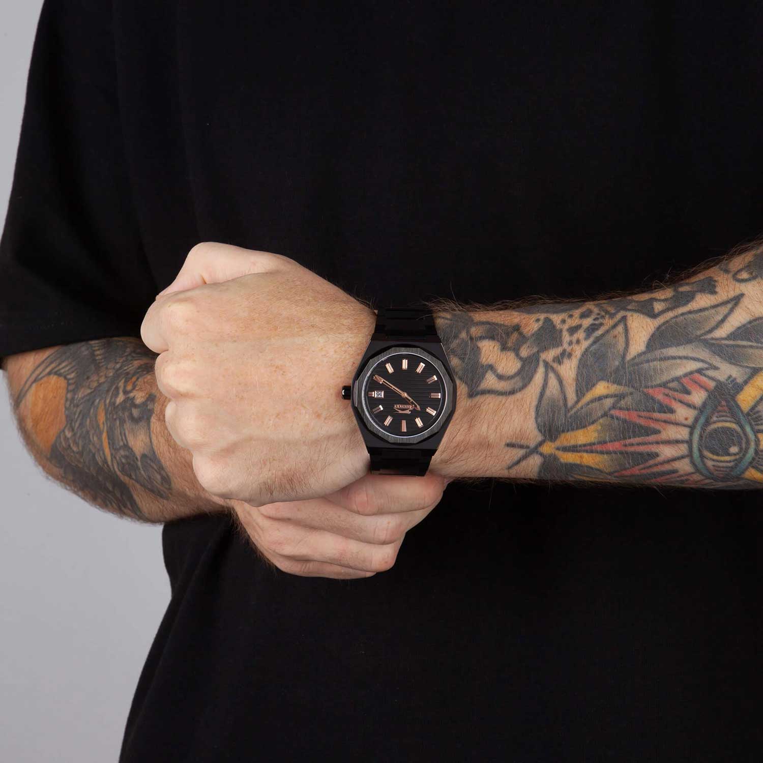 Slazenger Slazenger SL.09.2143.1.02,  англия мужские часы на браслете суперметалл с ip покрытием боковой вид