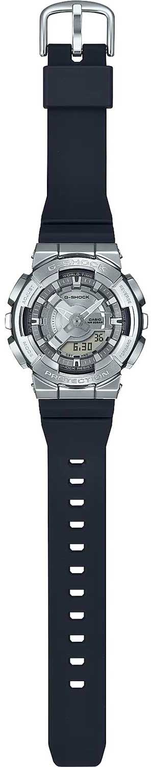 Casio GM-S110-1A мужские часы застежка крупным планом