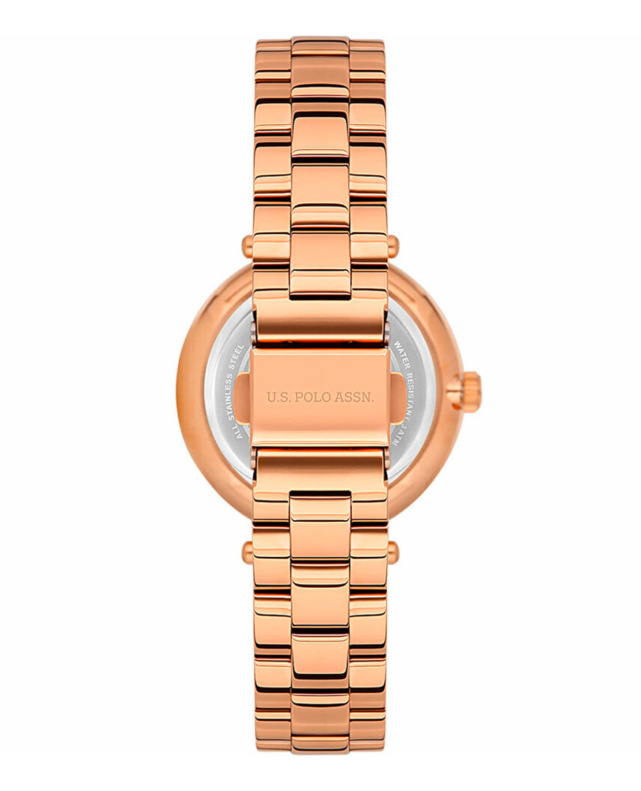 U.S. Polo Assn. U.S. Polo Assn Stile USPA2048-01,  сша женские часы на браслете нержавеющая сталь с ip-покрытием боковой вид