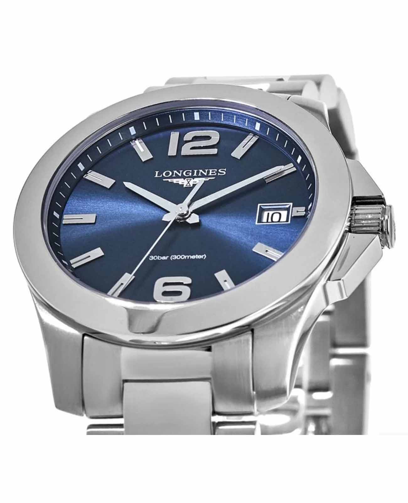 Longines Longines Conquest L3.377.4.96.6  - задняя крышка сталь металл корпуса, швейцария часы