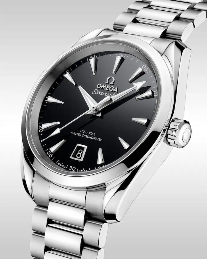 Оригинальные часы Omega Omega Seamaster Aqua Terra 220.10.38.20.01.004 механические калибр механизма omega 8800 общий вид