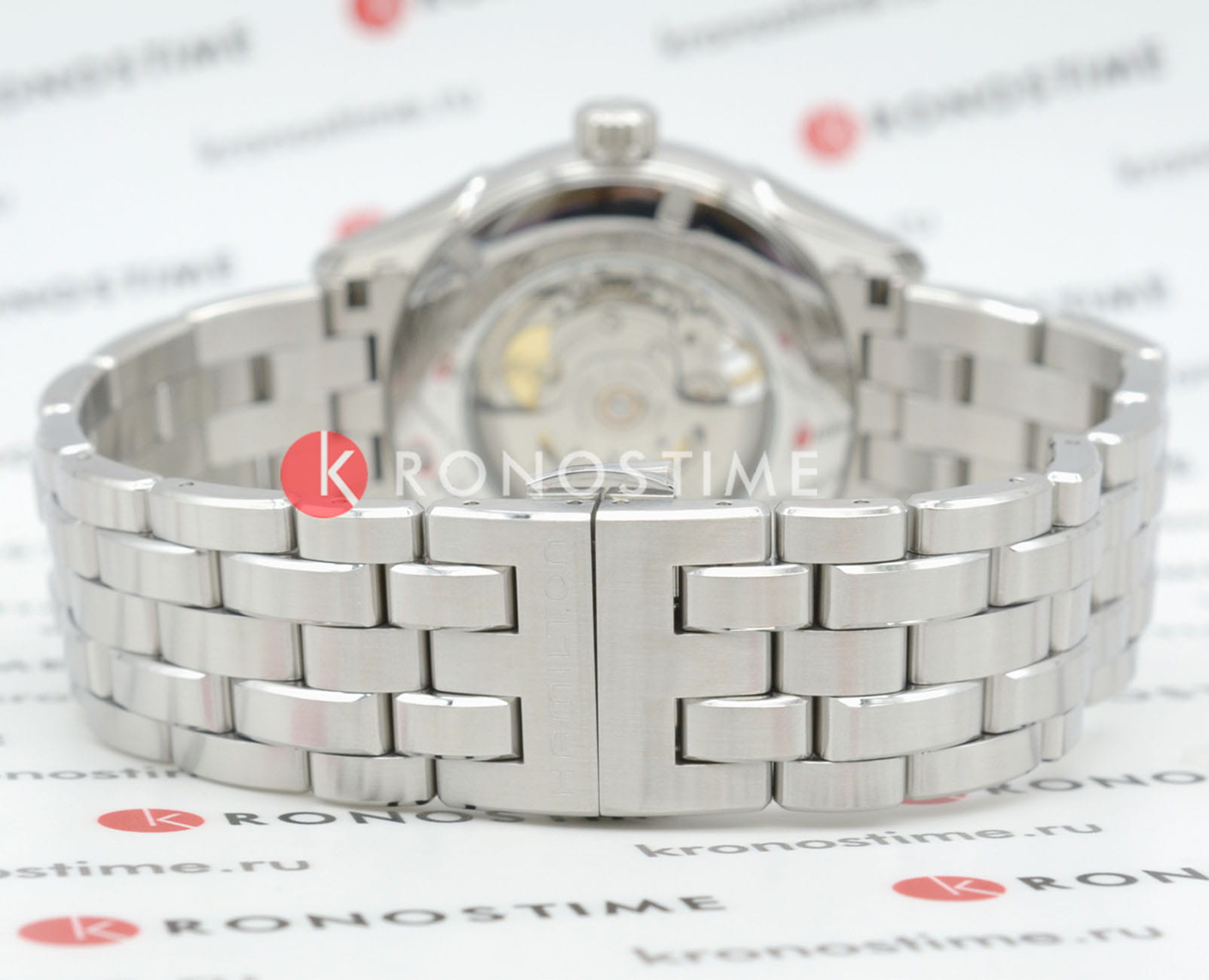 Hamilton Hamilton Jazzmaster Open Heart Auto H32705181 механические мужские часы часы крупный план серый циферблата