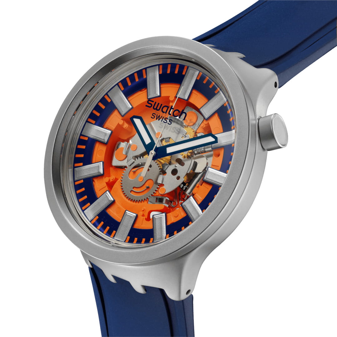 Swatch Swatch Big Bold Irony Lacquered SB07S114 , наручные мужские часы фото под углом