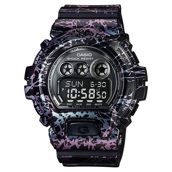 Casio Casio G-Shock GD-X6900PM-1E  GD-X6900PM-1E электронные мужские часы черный циферблат, браслет  — вид спереди
