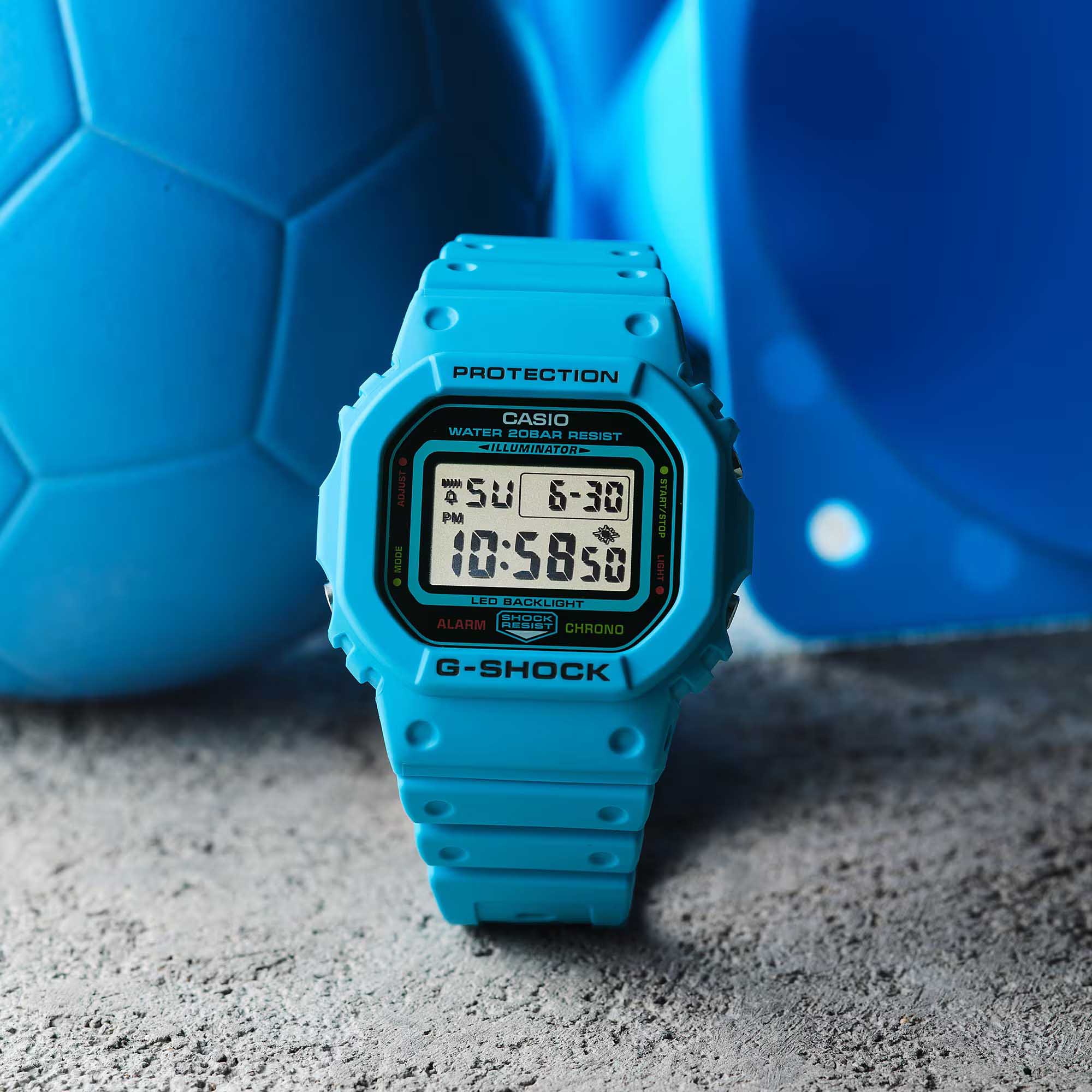 Casio Casio G-Shock DW-5600EP-2 DW-5600, наручные мужские часы фото под углом