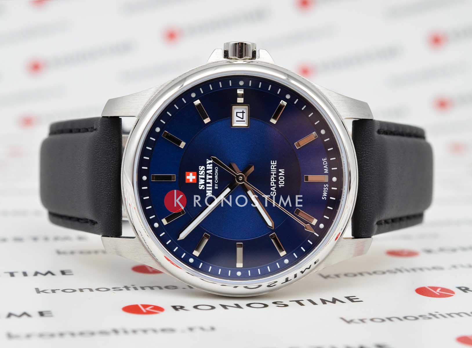 Swiss Military by Chrono Swiss Military by Chrono SM30200.12 , наручные мужские часы фото под углом