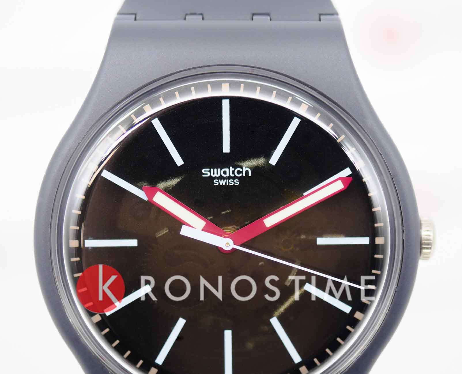 Swatch Swatch New Gent Biosourced Lacquered SO29A101, gent швейцария женские часы на браслете биоматериал боковой вид
