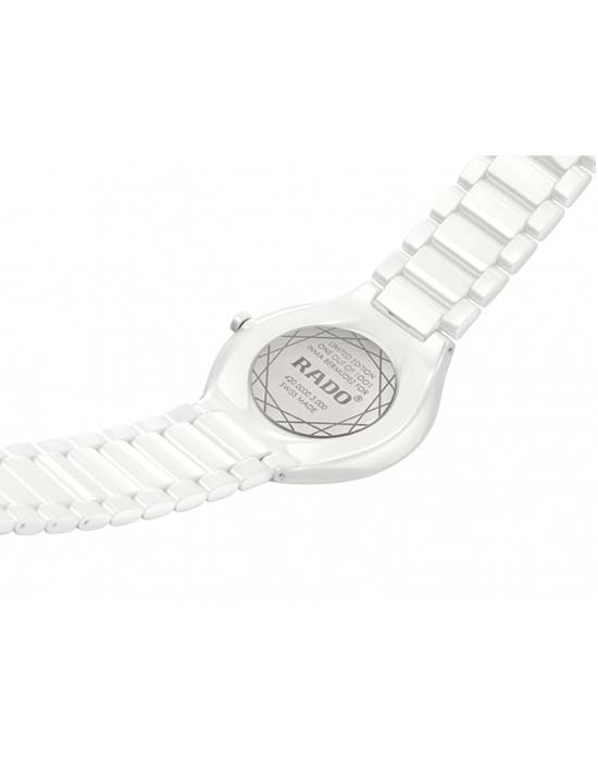 Оригинальные часы Rado Rado True Thinline Gem R27007702 кварцевые калибр механизма eta 282.001 общий вид