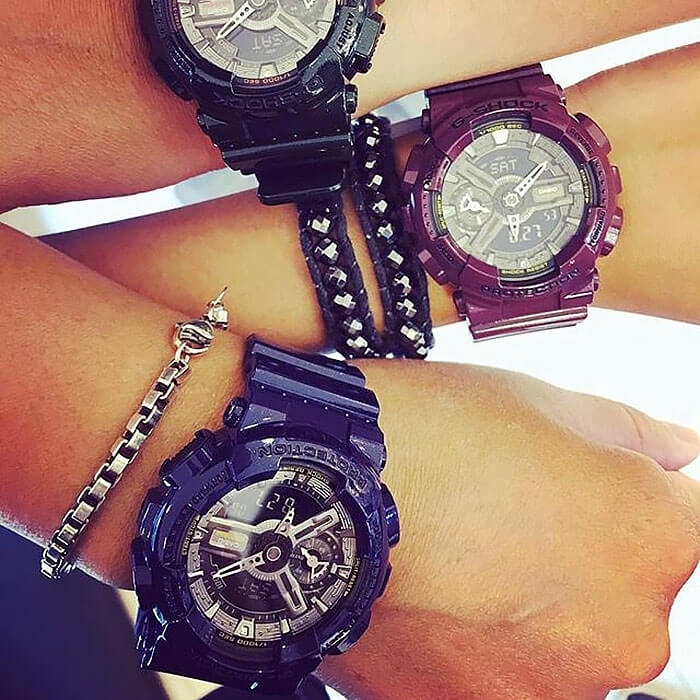 Casio Casio G-Shock GMA-S110MC-6A , наручные женские часы фото под углом