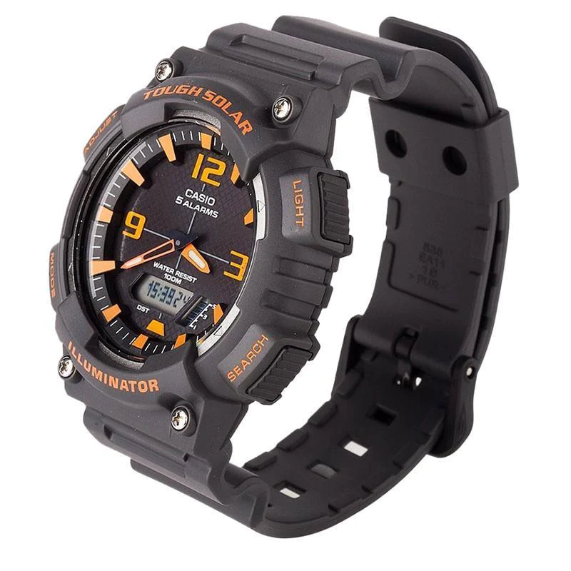 Casio Casio AQ-S810W-8A мужские часы черный циферблат на запястье