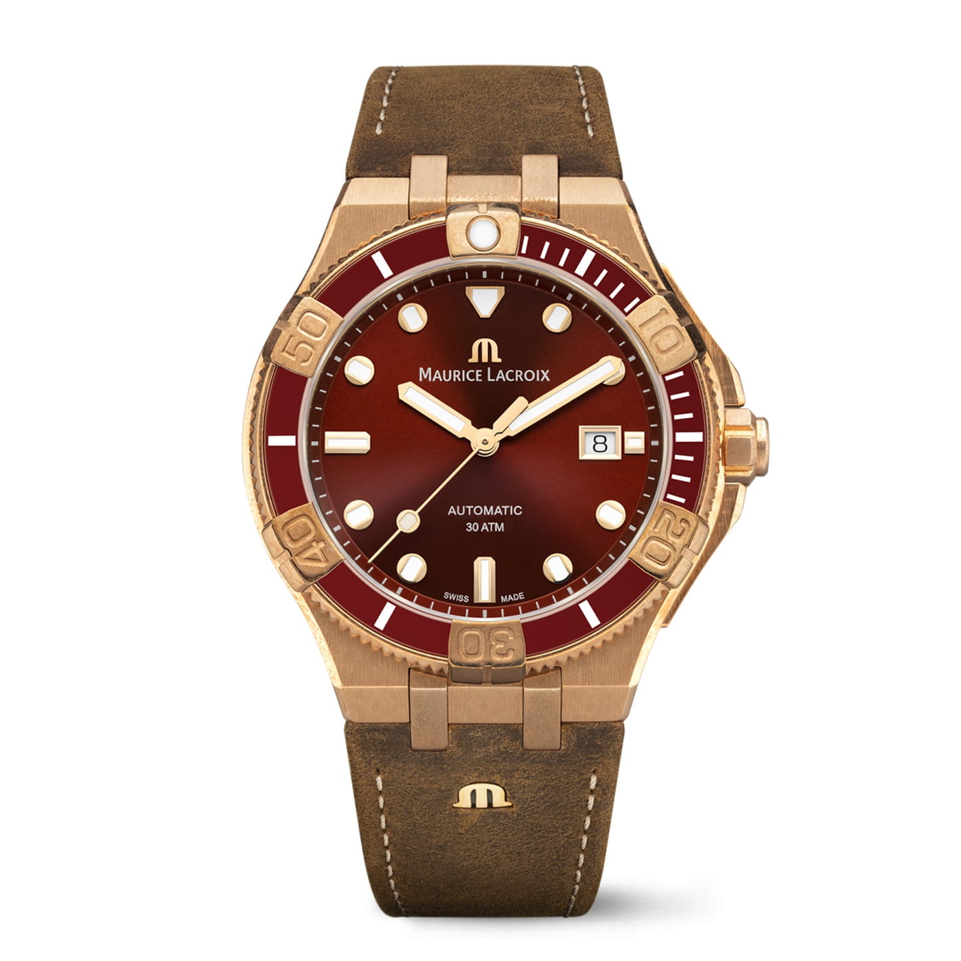 Maurice Lacroix Maurice Lacroix Aikon Venturer Asia Special Edition AI6058-BRZ6B-530-6 , наручные мужские часы фото под углом