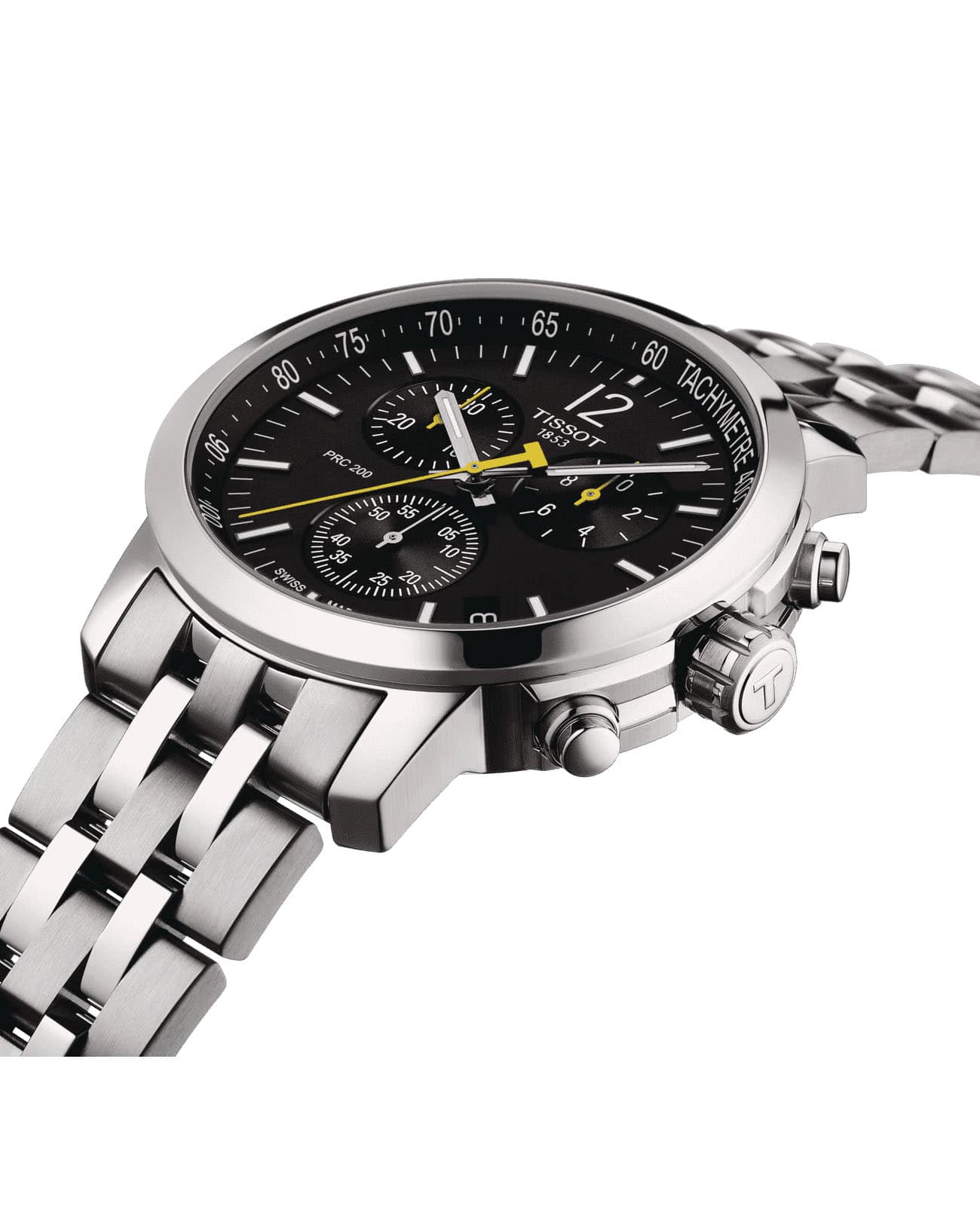 Tissot Tissot PRC 200 Chronograph T114.417.11.057.00 мужские часы черный циферблат на запястье
