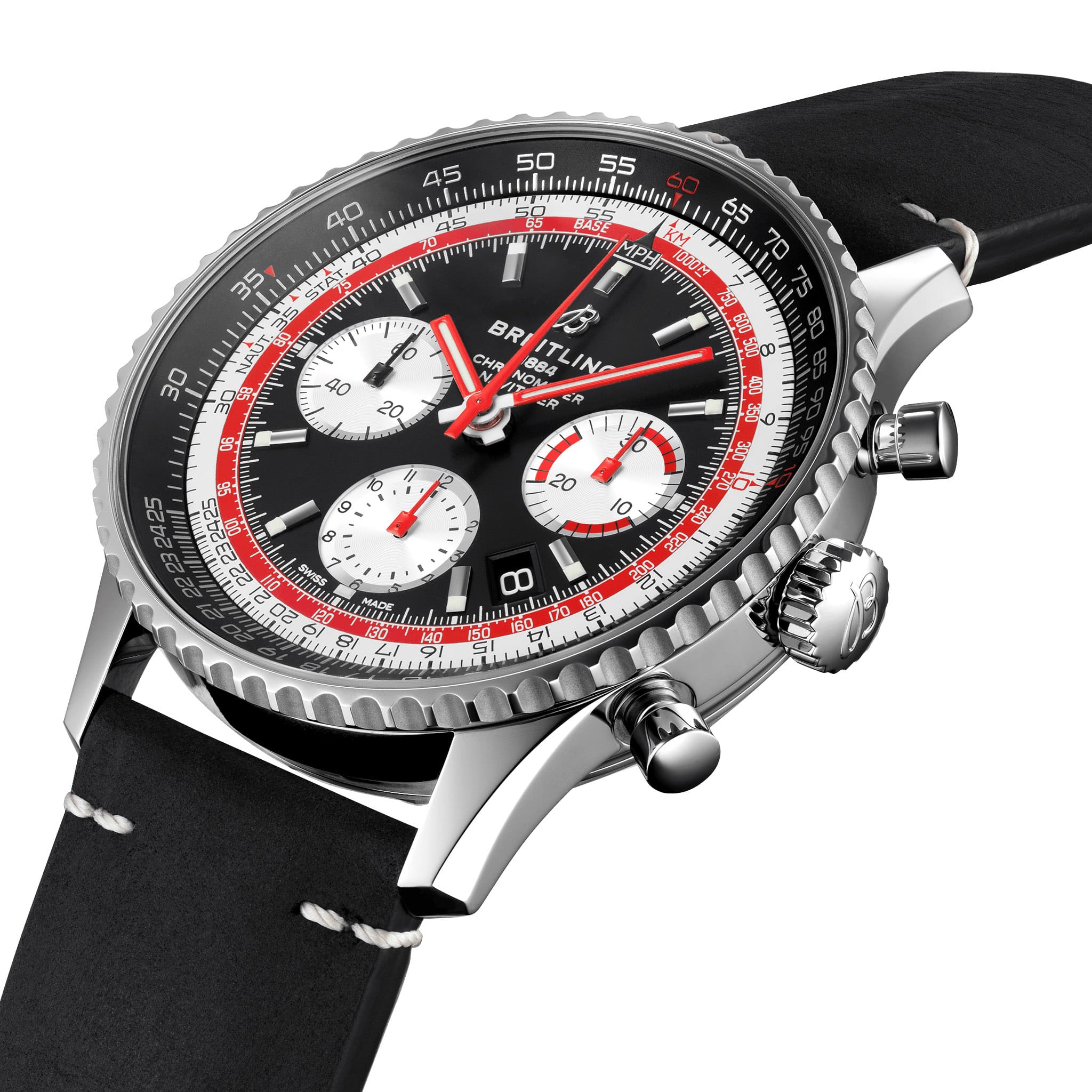 Breitling Breitling Navitimer B01 Chronograph Swiaaair AB01211B1B1X1 , наручные мужские часы фото под углом