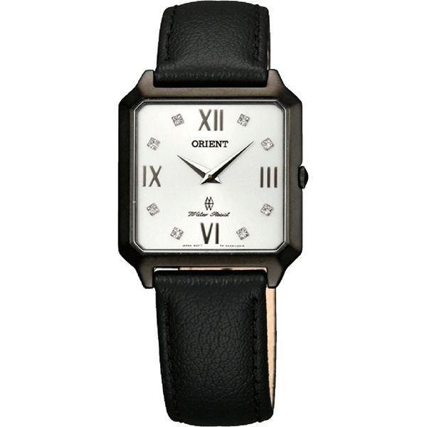 Orient Orient UAAN002W (FUAAN002W)  FUAAN002W  женские часы перламутровый циферблат, браслет кожа + текстиль — вид спереди