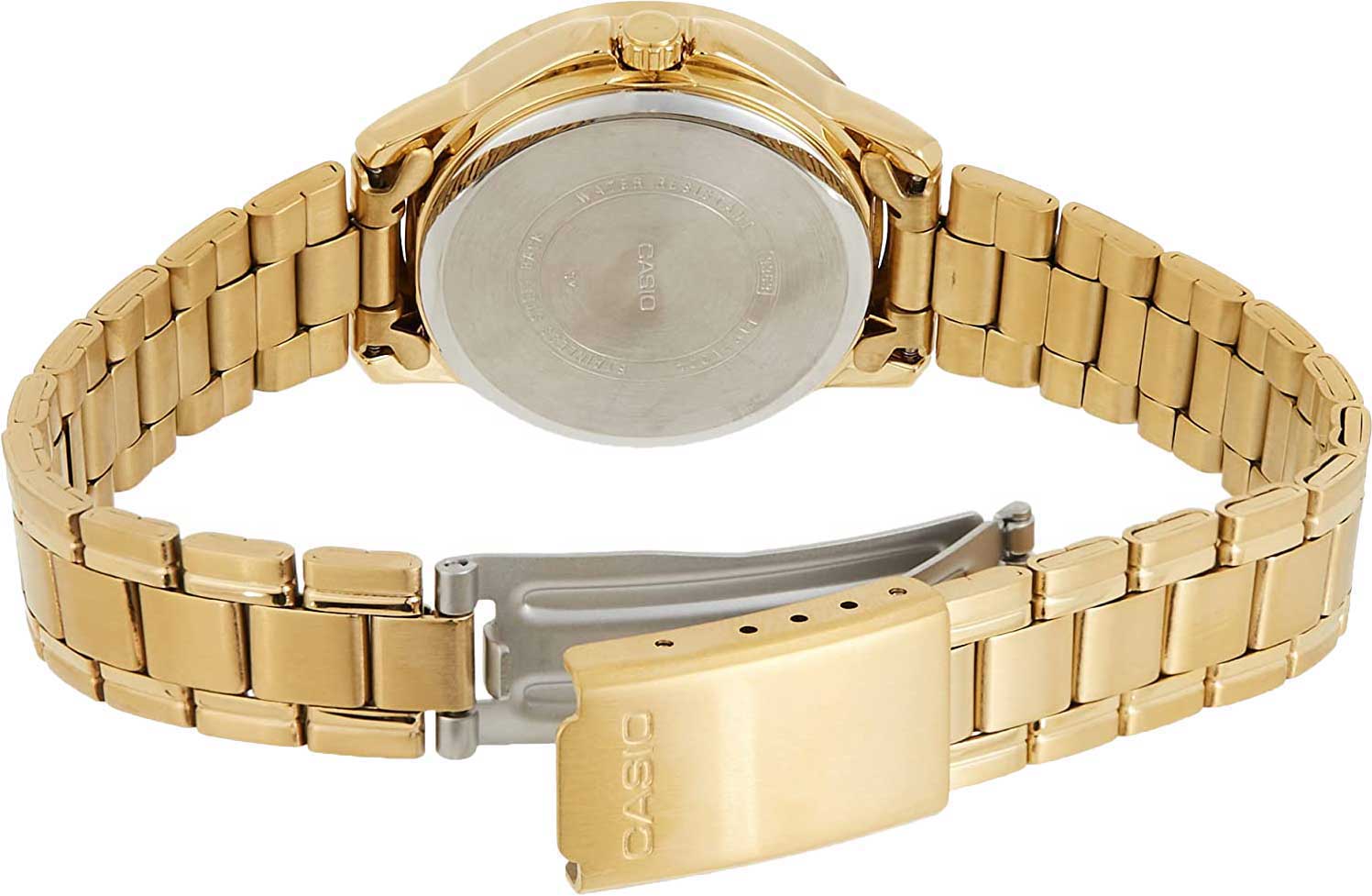 Casio Casio Collection LTP-V004G-9B, ltp япония женские часы на браслете нержавеющая сталь с ip-покрытием боковой вид