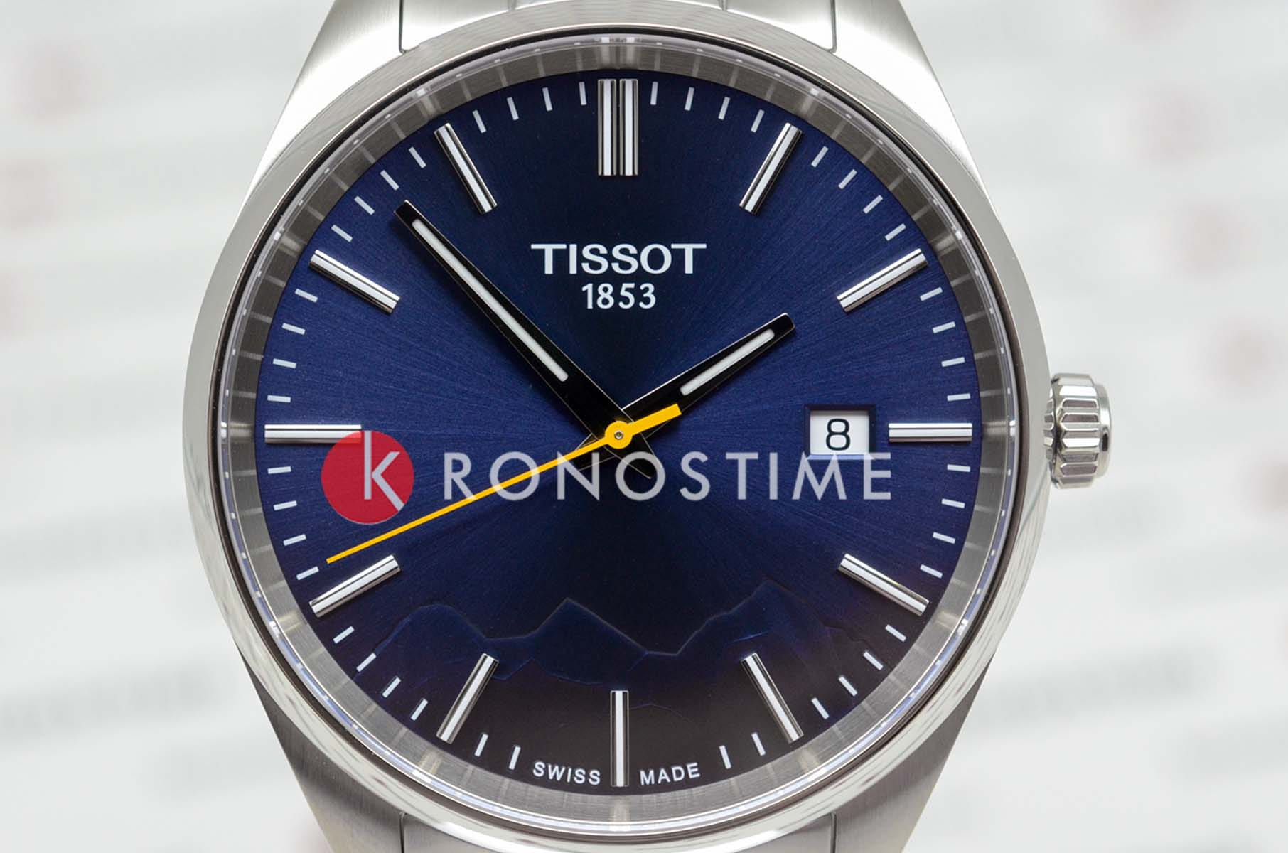 Tissot Tissot PR 100 Jungfraubahn Quartz 40mm T150.410.11.041.02, t-classic швейцария мужские часы на браслете нержавеющая сталь боковой вид