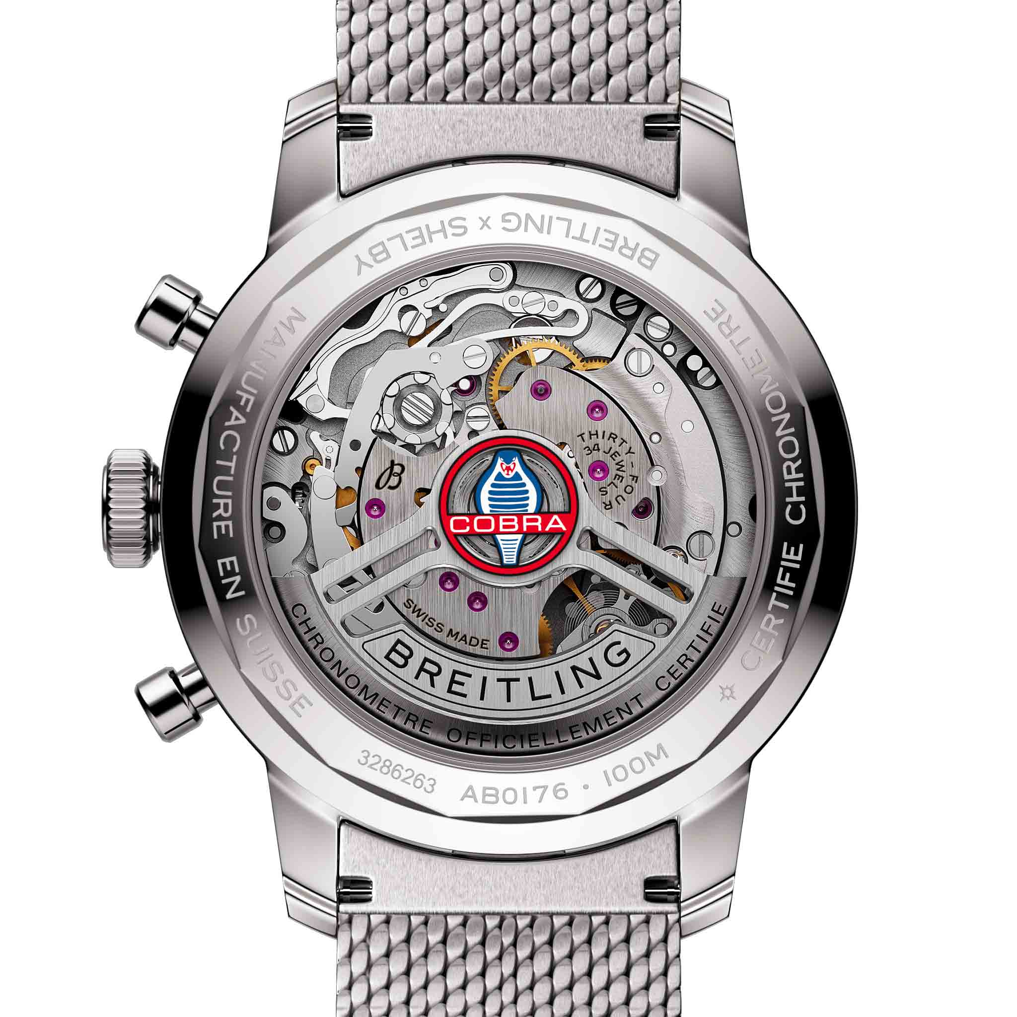 Breitling Breitling Top Time B01 Shelby Cobra AB01763A1C1A1 , наручные мужские часы фото под углом