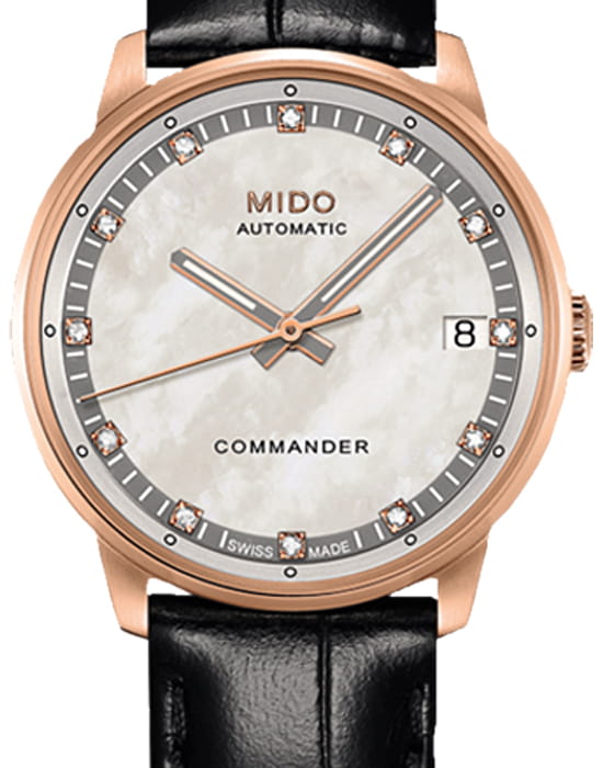 Mido Mido Commander M016.207.36.116.00 , наручные женские часы фото под углом