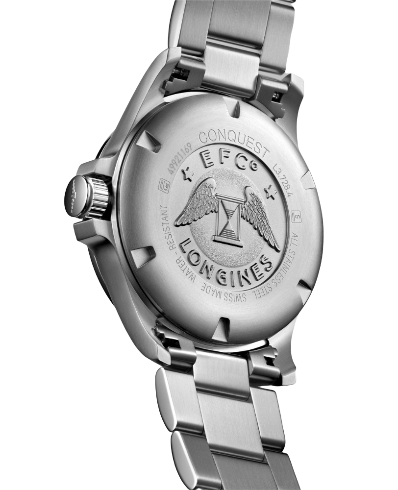 Longines Longines Conquest L3.377.4.96.6 , наручные женские часы фото под углом