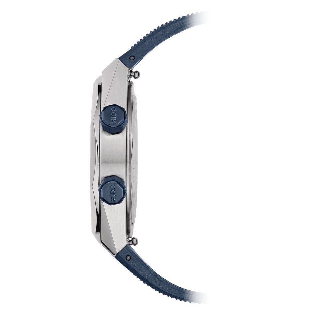 Mido Mido Multifort 8 Two Crowns M047.507.17.041.00, multifort швейцария мужские часы на браслете силикон боковой вид
