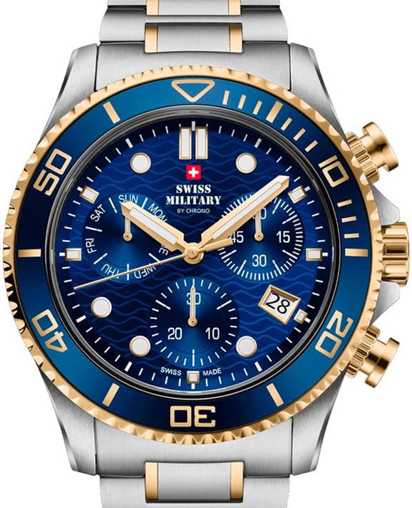 Swiss Military by Chrono Swiss Military by Chrono XL Chronograph SM34101.04 , наручные мужские часы фото под углом