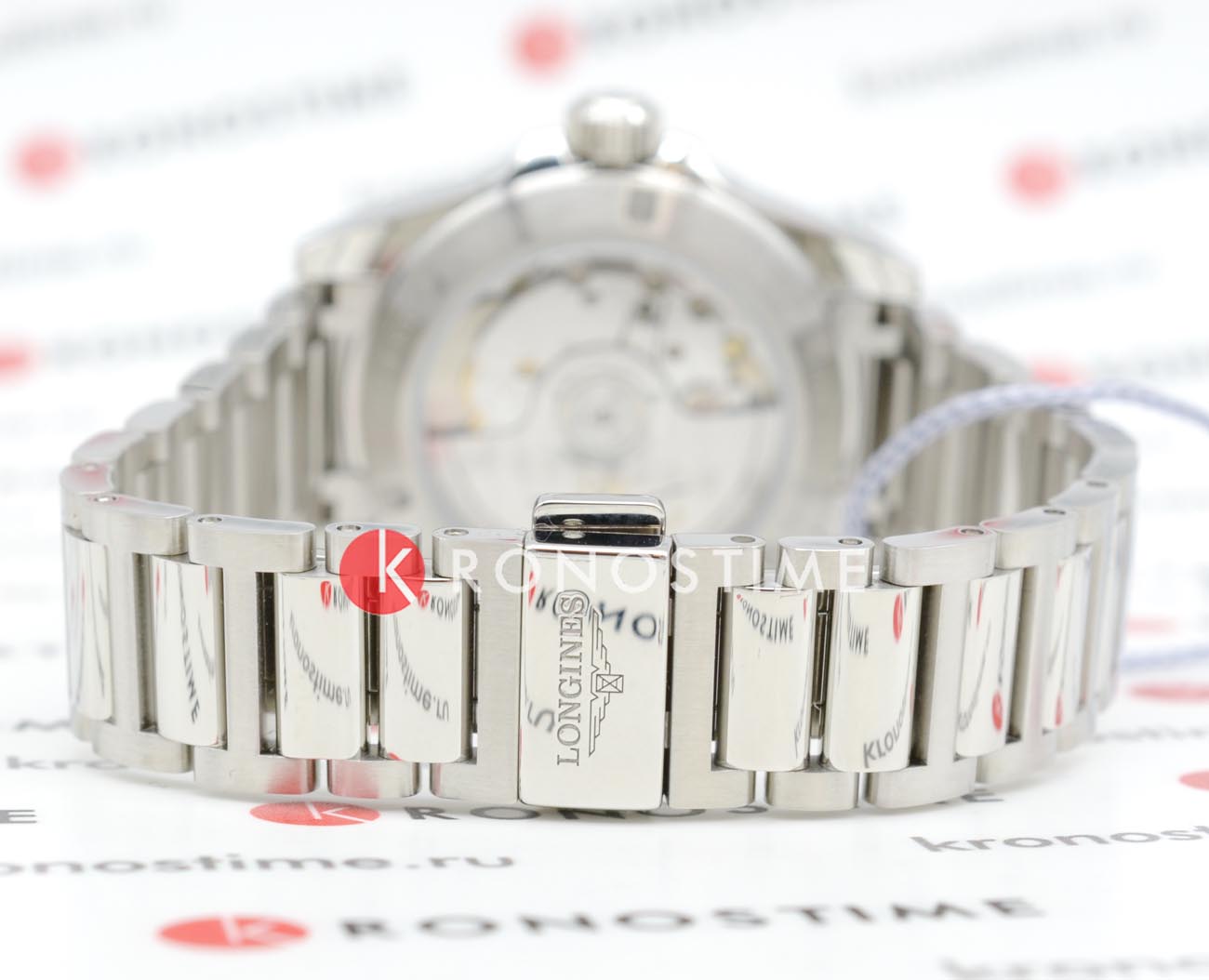 Longines Longines Conquest L3.430.4.97.6 механические женские часы часы крупный план синий циферблата