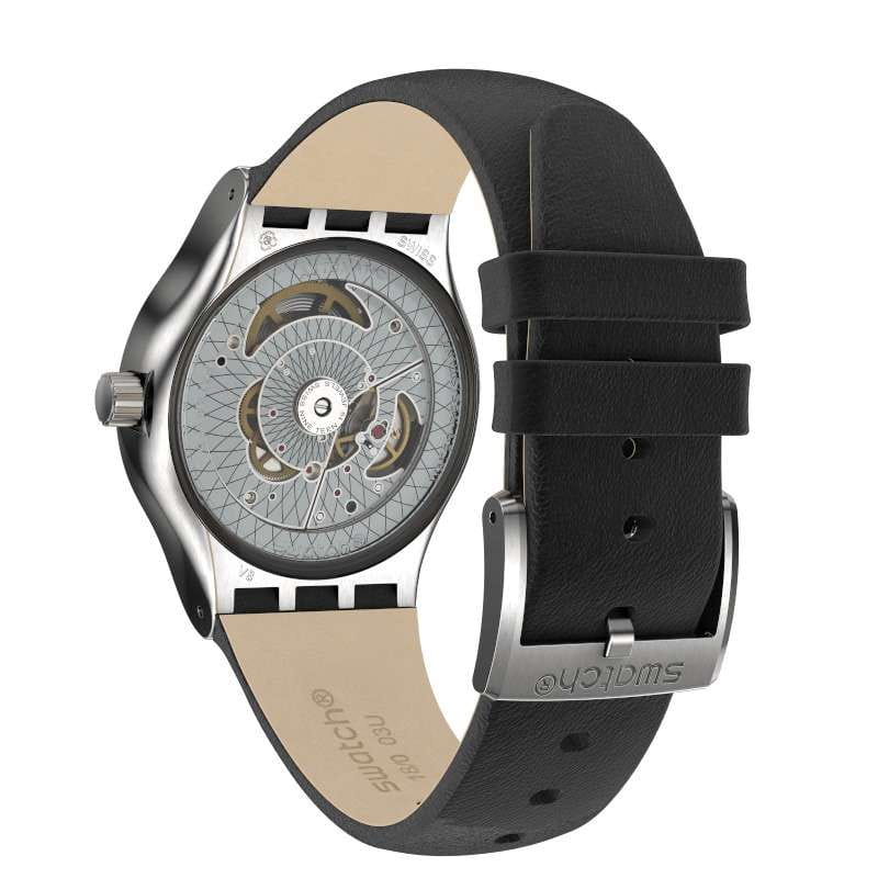Swatch Swatch Irony Sistem51 Petite Seconde SY23S408, system51 швейцария женские часы на браслете кожаный боковой вид