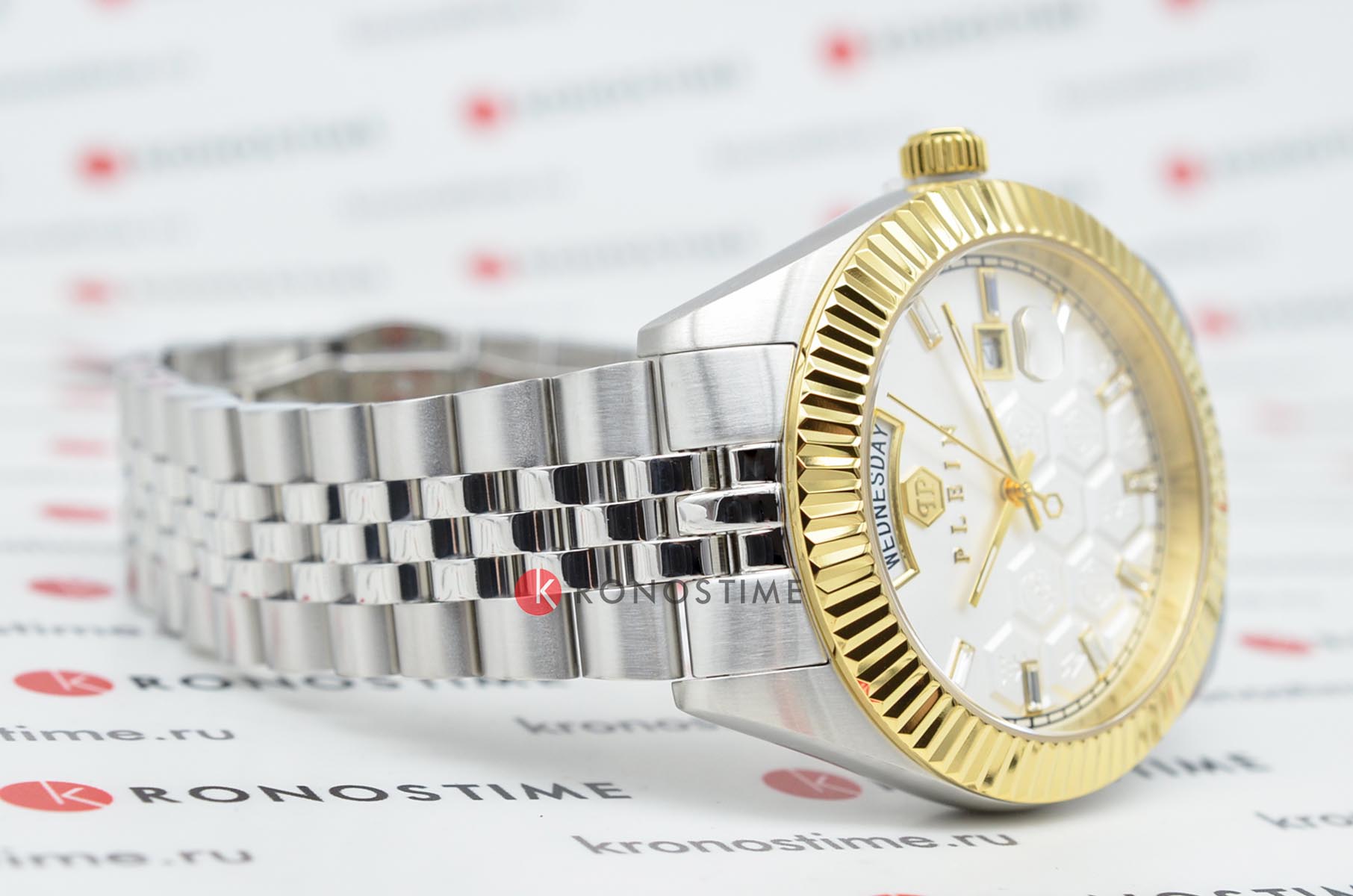 Philipp Plein Philipp Plein Superlatives Gent PWPVA0324 женские часы белый циферблат на запястье