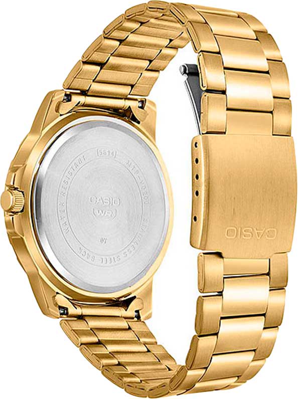 Casio Casio Collection MTP-VD200G-1B , наручные мужские часы фото под углом