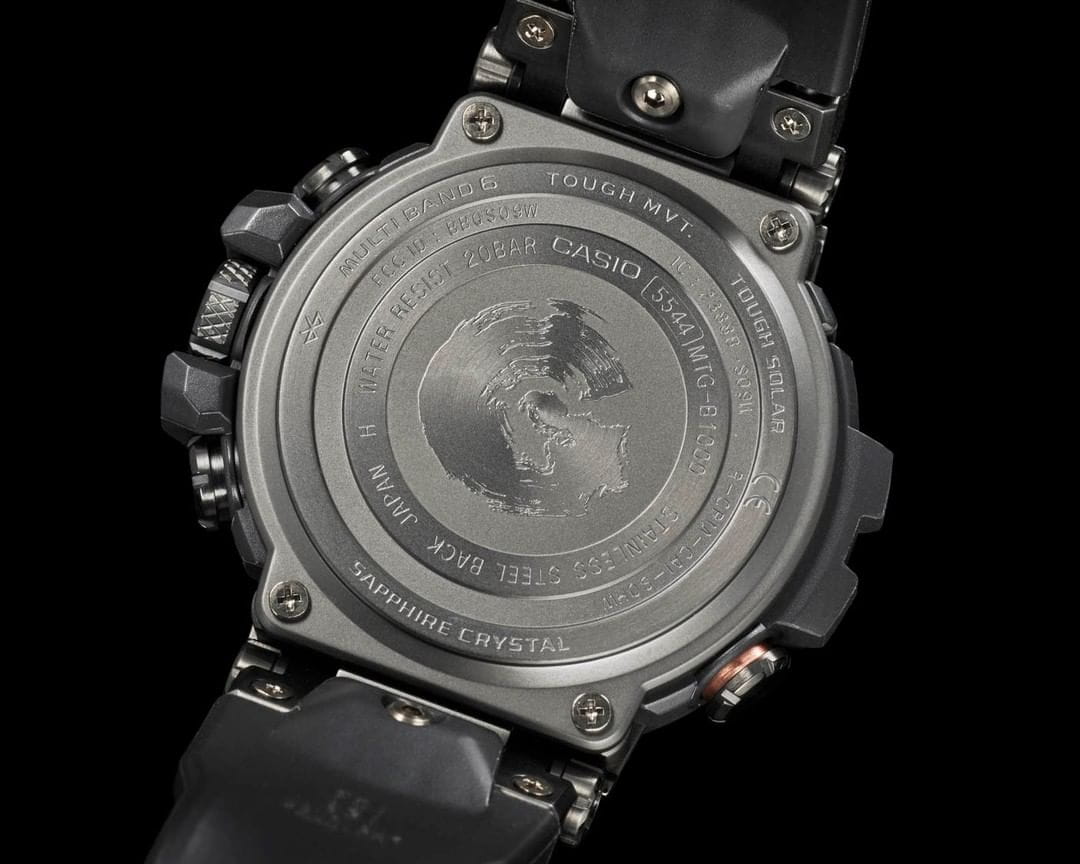 Casio Casio G-Shock Premium MTG-B1000TJ-1A электронные мужские часы часы крупный план черный циферблата