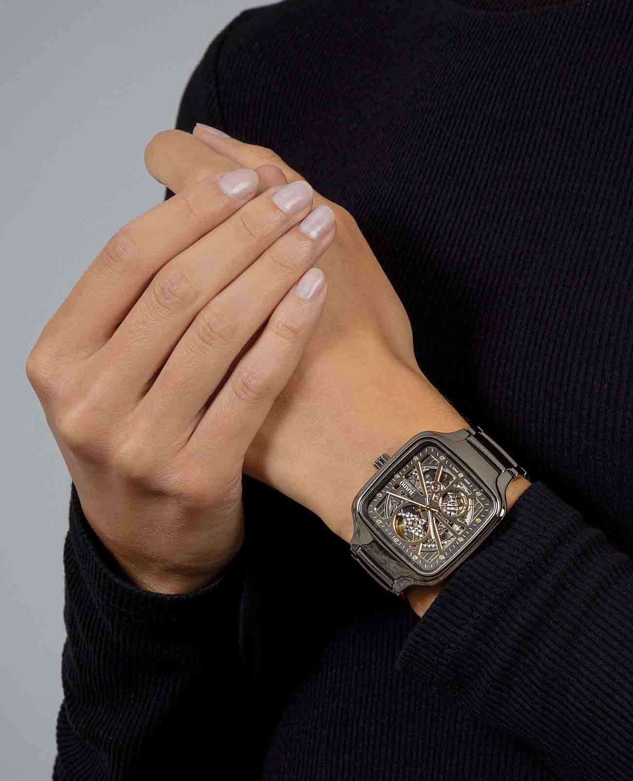 Оригинальные часы Rado Rado True Square Automatic Open Heart R27083712 механические калибр механизма c07.811 общий вид